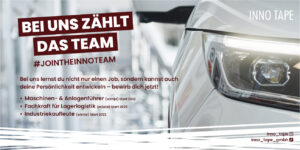 Mehr über den Artikel erfahren Join the INNO Team – Erschaffe Klebebandsysteme für die Automobilindustrie