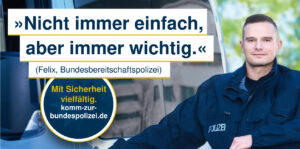 Mehr über den Artikel erfahren Mit Sicherheit vielfältig. komm-zur-bundespolizei.de